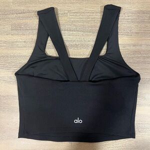 Alo Yoga | Alosoft Ribbed Chic Bra Tank | size M